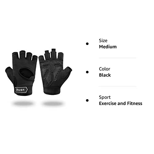 Guantes de Gimnasio para Hombre y Mujer Guantes Gimnasio Ejercicio y Entrenamiento - Imagen 2 de 6