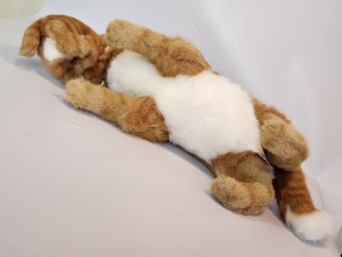 Vintage Avanti Applause Orange Tabby Mutter Katze trägt Kätzchen Plüschtier Stofftier 17 Zoll - Bild 8 von 11