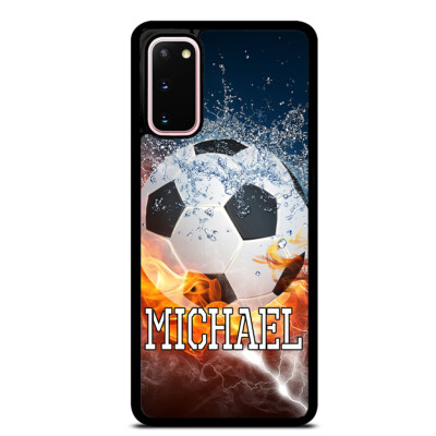 Soccer Case Cover Personalized Name For Samsung Galaxy S23 S22 Plus Ultra S21+