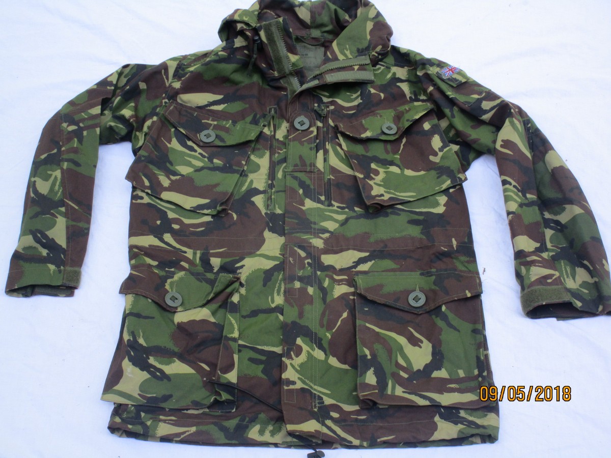 実物 未使用 イギリス陸軍 DPM Windproof Smock 170/96 Windproof Woodland Smock, DPM, Size 170/96 Field Jacket, Top