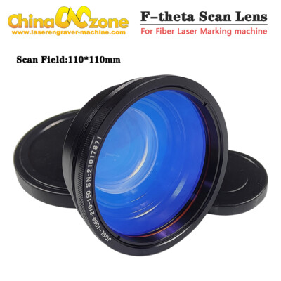 110*110 F-theta Scan Field Lens For 1064nm Fiber Laser Marking Engraver Machine