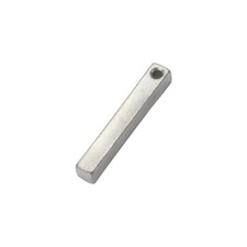 Rectangle Bar Stamping Blanks, Pewter, 1 1/2" x 3/16", 24 pc- Craft  Jewelry