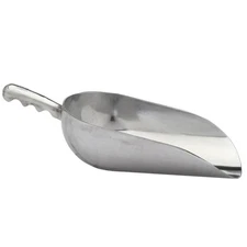 Heavy Duty Cast Aluminum Metal Scoops - Ice Candy Buffet Kitchen Bin - 6 Sizes!