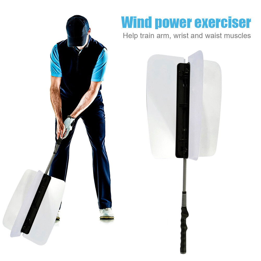 Golf Speed Training Fan Wind Resistance Golf Club Swing Power Aids (White) Hot eBay