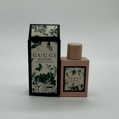 Gucci Bloom Acqua Di Fiori Eau De Toilette 5ML Mini New | eBay