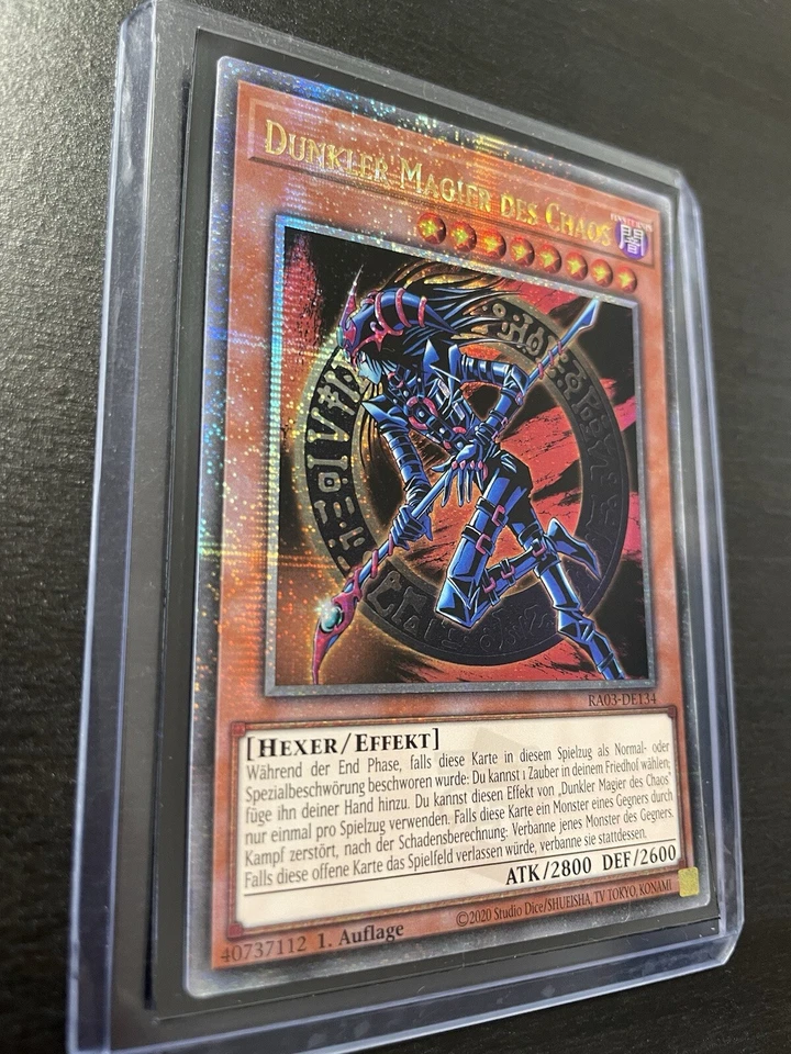 Yu-Gi-Oh! Dunkler Magier des Chaos RA03 Quarter Century Secret Rare Near Mint 1. - Bild 3 von 4