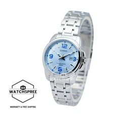 Casio Classic Series Ladies' Analog S.Steel Band Watch LTP1314D-2A LTP-1314D-2A