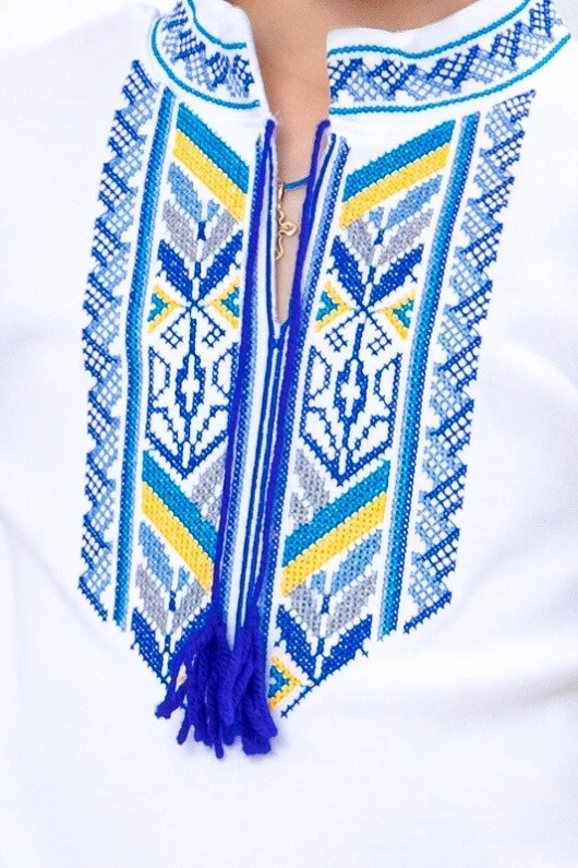 Vyshyvanka t-shirt for a boy with short sleeves, Embroidered, cotton 100% - Image 2 of 4