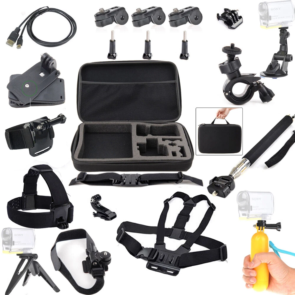 Tåget Afbrydelse gardin Kit Accessories for Sony Action Cam HDR-AS20 AS30V AS100V AS200V AZ1 mini  AS15 | eBay