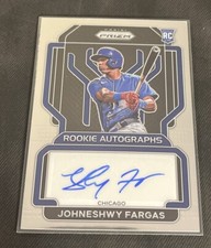 2022 Panini Prizm Johneshwy Fargas RC Auto SILVER HOLO SP #RA-JF FREE SHIP USA
