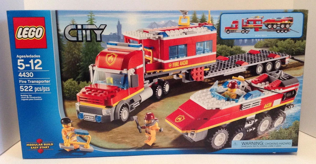Lego city fire sales transporter 4430