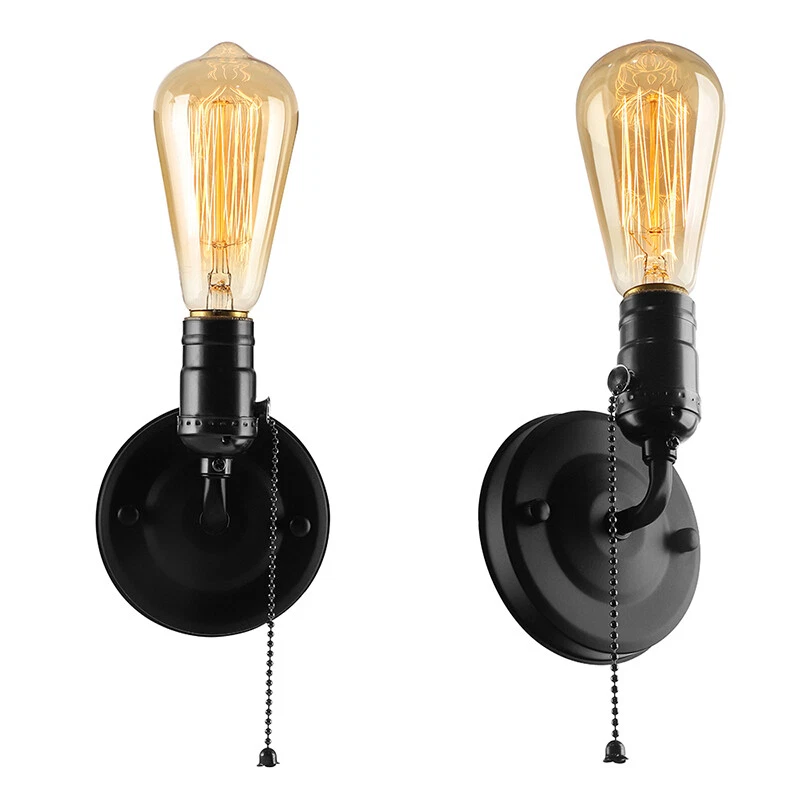 Pull chain wall light deals
