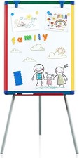 Makello Magnetic Kids Whiteboard Easel For Easy Learning/Playing - 90x60cm