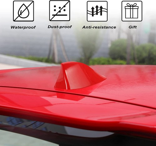 For Jeep Grand Cherokee Car Shark Fin Antenna Roof Aerial Radio AM/FM Signal Cap - Imagen 12 de 12