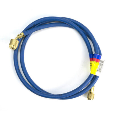 Yellow Jacket 22272 72'', Blue, Plus II 1/4'' Hose w/ Sealright Fitting