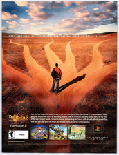 Dark Cloud 2 - PS2 RPG Video Game - Original Print Ad Promo Poster Art - 2003