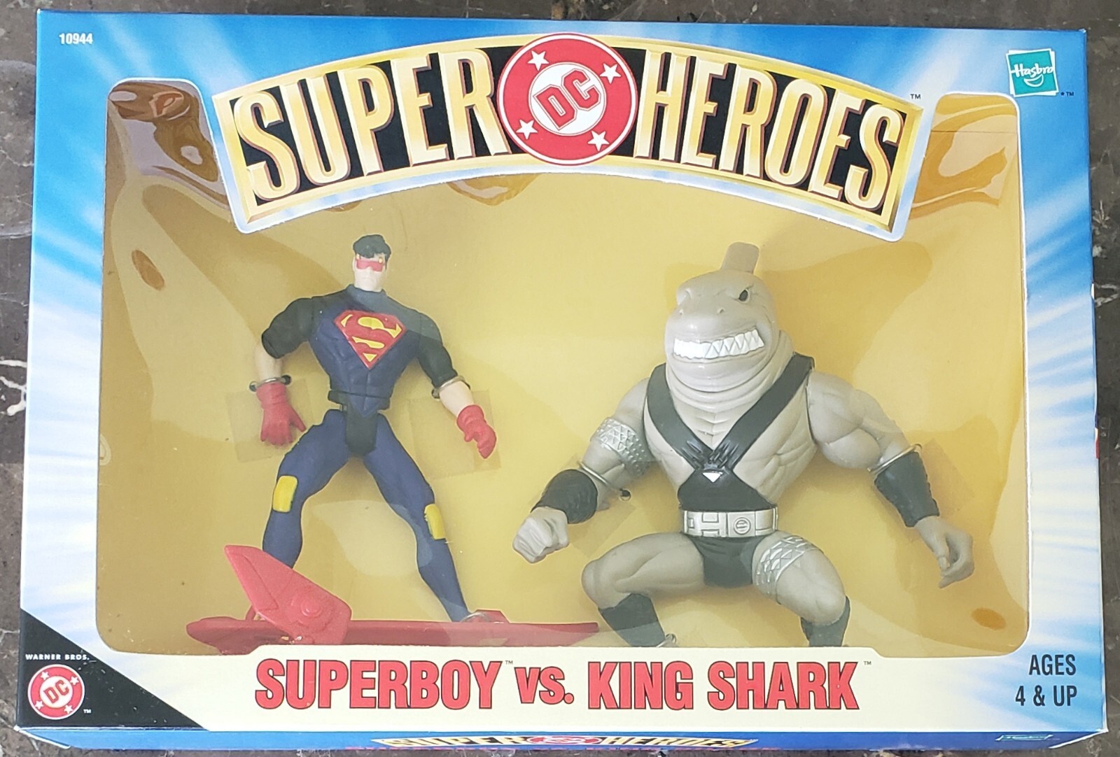 DC SUPER HEROES SUPERBOY vs KING SHARK ACTION FIGURE TWO PACK