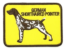 German Shorthaired Pointer Hunting Dog Patch Cap Hat Iron On Vintage Retro Style