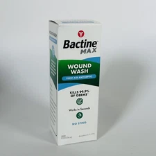 Bactine Max Wound Wash NO STING First Aid Antiseptic EXP: 11/2025