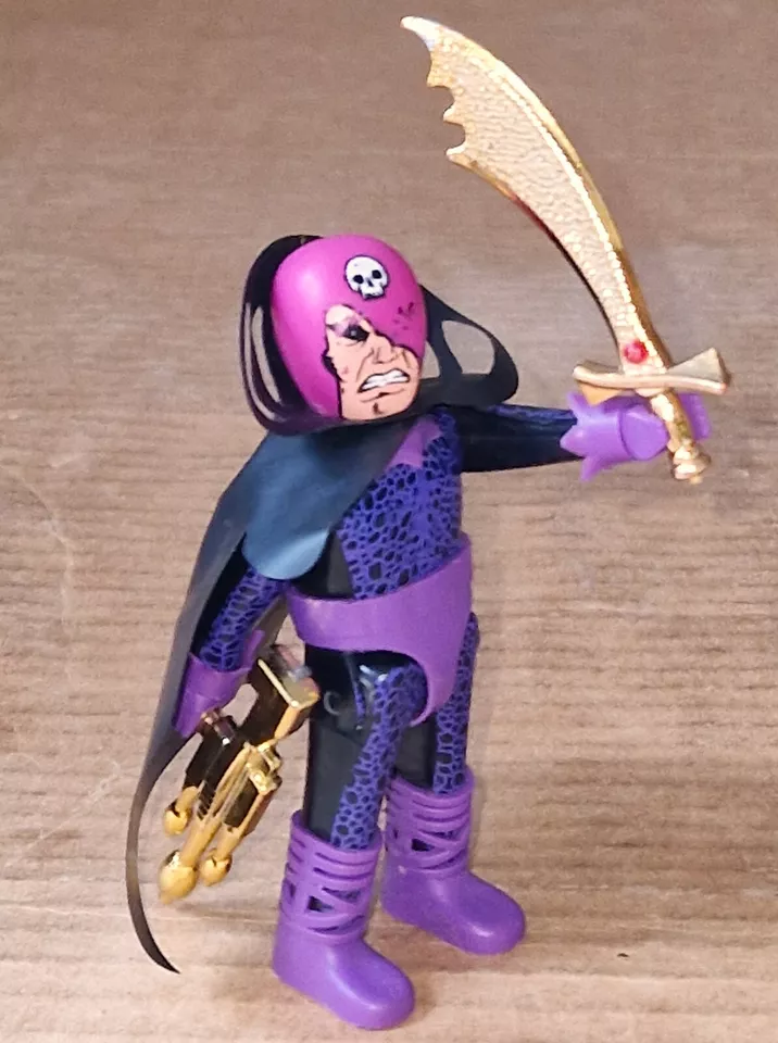 Vintage 80's Airgam Boys Super Diabolics Comics DR. DIABOLIC Bootleg  K/O Figure - Image 2 of 4