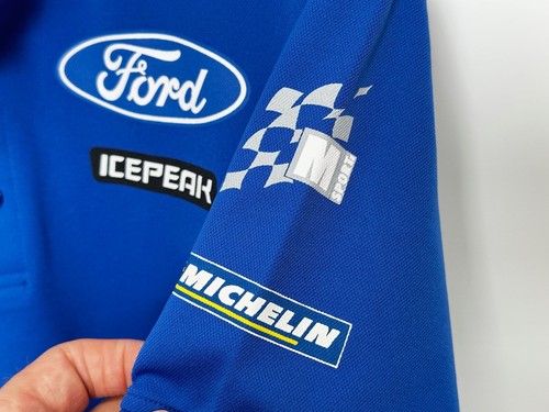 Ford M-Sport WRC Rally Polo Shirt Size Medium Icepeak - Hirvonen/Latvala 2010 - Picture 6 of 13
