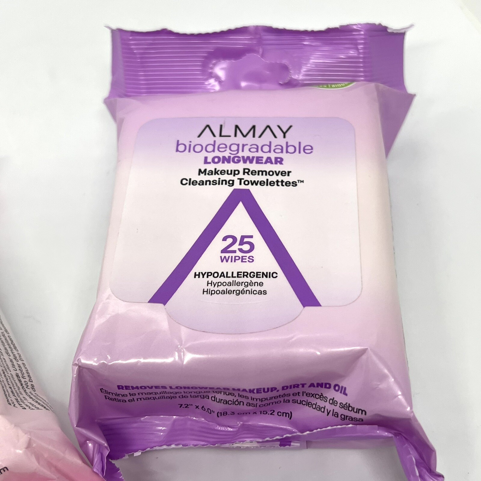 2 Lot Almay Makeup Remover Cleansing Towelettes Wipes 50 Wipes New