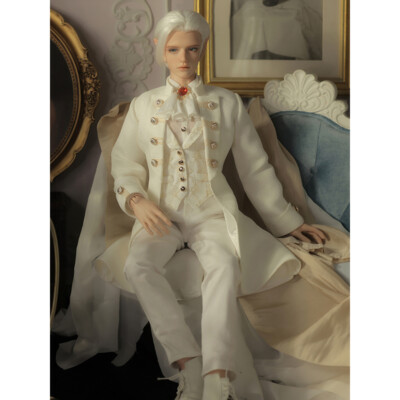 Full Set 1/3 BJD Doll SD Male Resin Joint ELF EARS Eyes Makeup Wig Clothes Shoes
