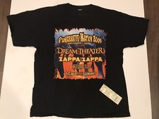 OFFICIAL 2009 Progressive Nation Dream Theater Zappa Tour T-Shirt & TICKET, XL