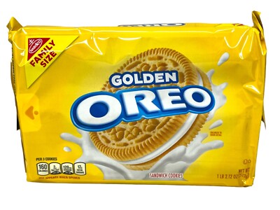 Nabisco Oreo Golden Sandwich Cookies 18.12 oz Family Size