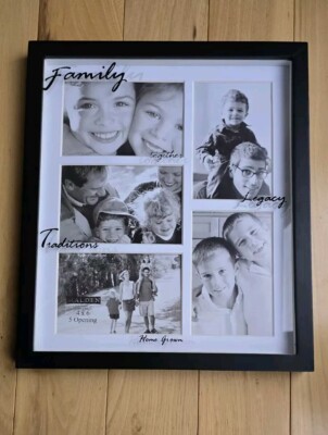 Malden Intl Family Collage 12.5 x 14.5'' Picture Frame 5-Opening Box 4x6 pics