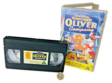 Video VHS Oliver  Company Disney NO MOULD See Details Vintage ra