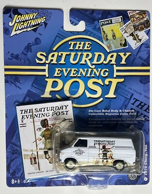 Johnny Lightning The Saturday Evening Post 1975 Chevy Van Diecast New