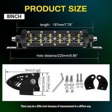 1422324252 Dual Row Led Light Bar Spot Flood Combo For Suv Atv Truck 4x4wd