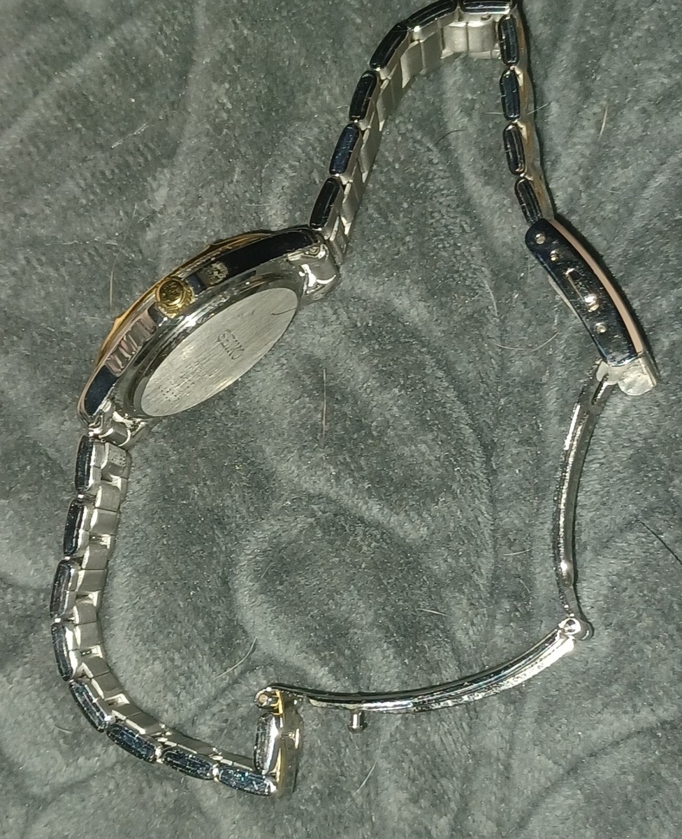 Seiko 6N22-00B0 Women's Watch Quartz Swarovski Crystal Bracelet | eBay