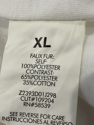 Girl’s XL Dressy Sleeveless White Soft Vest With Hoodie By Speechless - Picture 5 of 5