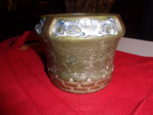 Art Nouveau Maiolica Jardiniere Faience di Julius Dressler Boemia Austria 1900 - Foto 7 di 12