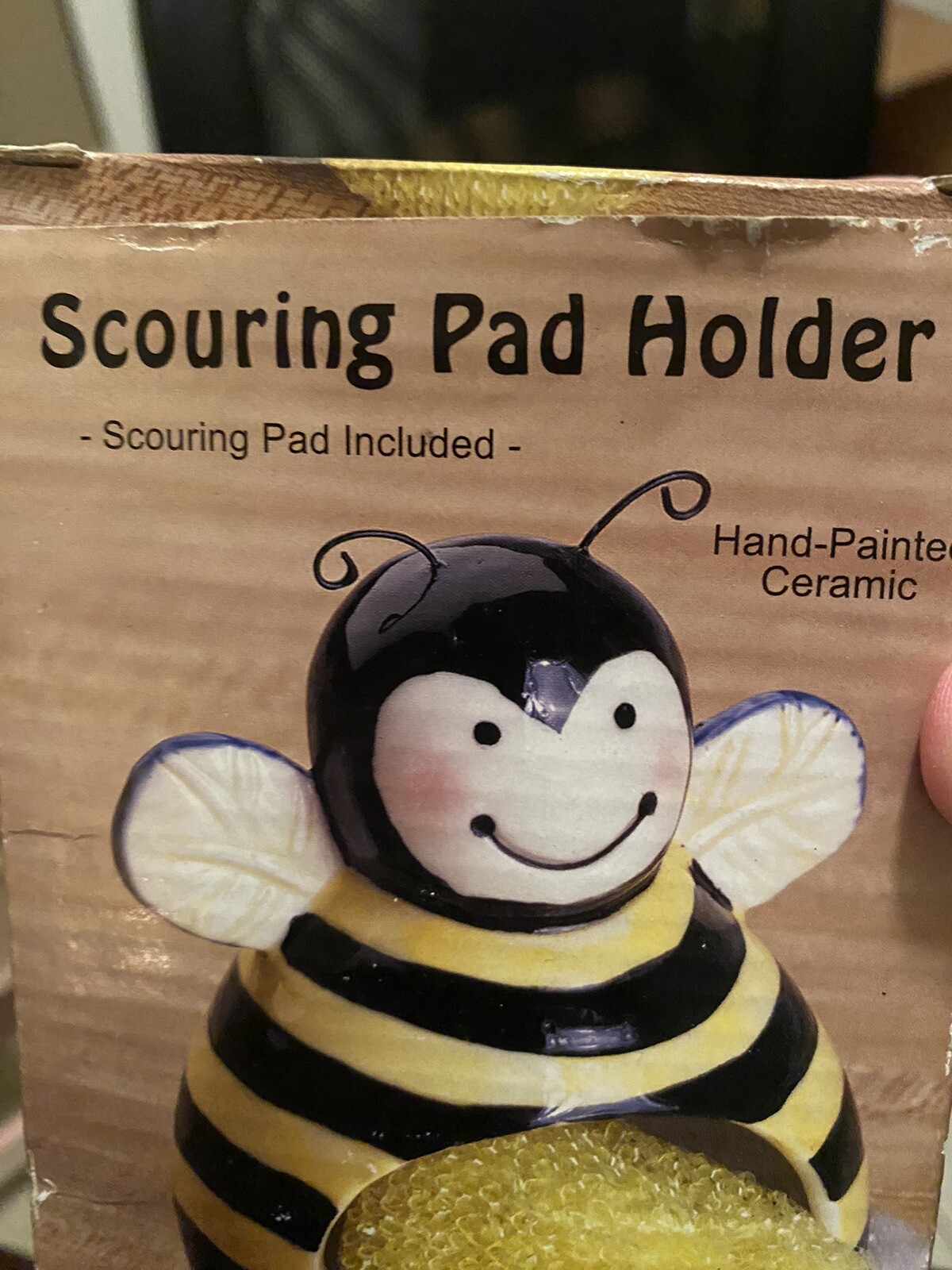 Bumblebee Ceramic Scouring Pad Holder New Inbox Scouring Pad Included