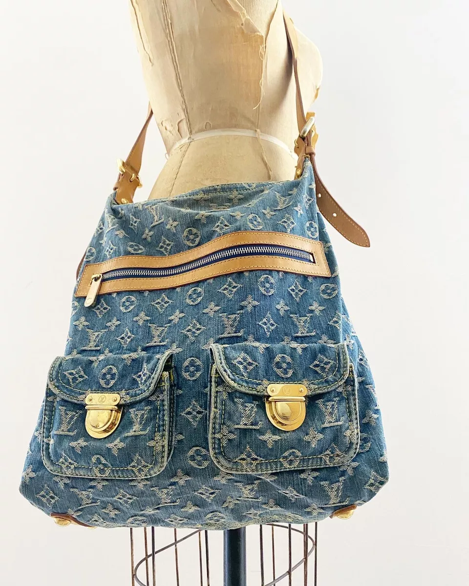 Louis Vuitton Monogram Denim Baggy GM Bag Louis Vuitton