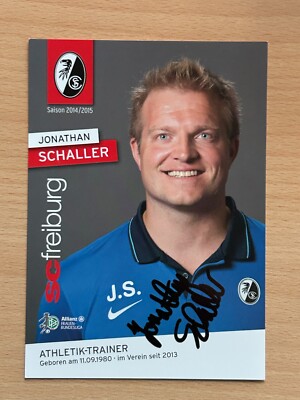 Jonathan Schaller SC Freiburg Autogrammkarte original signiert #S21404