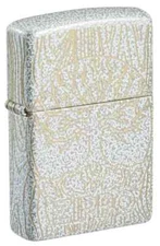 Zippo Tree of Life Woodgrain Design Glacier Laser 360° design 46697