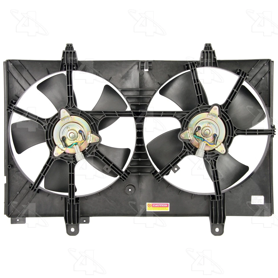 Dual Radiator and Condenser Fan Assembly For 2003-2007 Nissan Murano 4 Seasons - Изображение 2 из 2