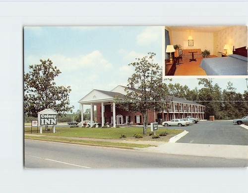 Postcard The Colony Inn Camden South Carolina USA