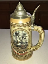 Anheuser Busch 1986 Limited Edition III Tomorrow's Treasures Lidded Stein MIB
