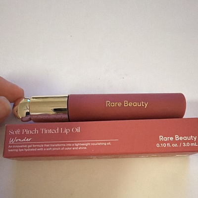#ad Rare Beauty Soft Pinch Tinted Lip Oil Wonder Shine Hydrating Gel 0.10 fl oz $14.95