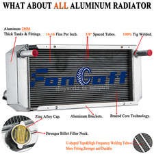 Aluminum 3 Rows Radiator For Bobcat Skid Steer S130 653 753 751 763 773 7753 HOT