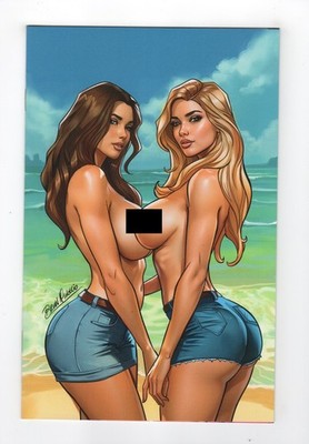 Queens of Dixie #2 Brian Miroglio Beach Day No Top Virgin 1/50 Variant (NM)