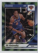 2024-25 Panini Donruss Holo Green Laser OG Anunoby #185 1n1n