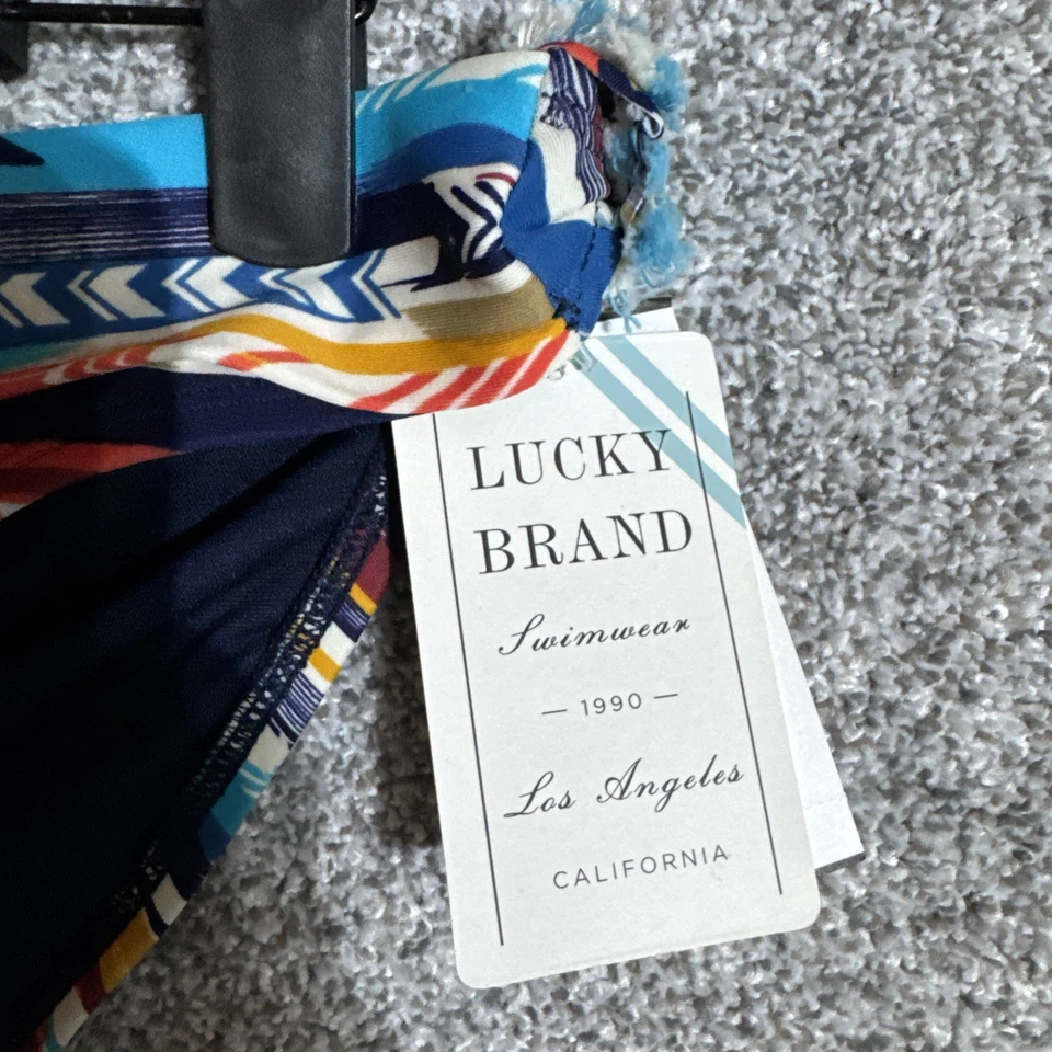 Parte inferior de bikini Lucky Brand para mujer pequeña boho suroeste azteca tribal elegante playa Foto 2 de 4