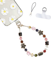 Cell Phone Charm Wrist Strap Tether Tab Wristlet Anti-Drop Hands Free Fits Most