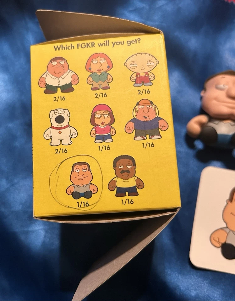Kidrobot Family Guy Mini Serie 1 - Joe Swanson 1/16 con Accesorios y Caja Foto 3 de 4